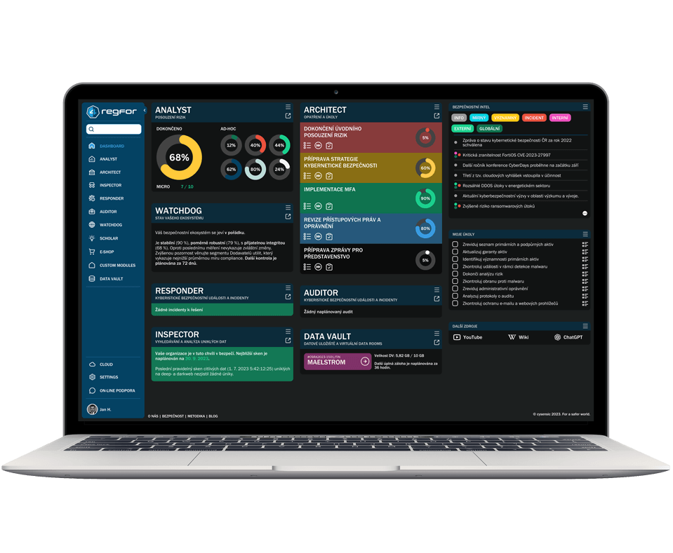 application regfor powered by cysensic